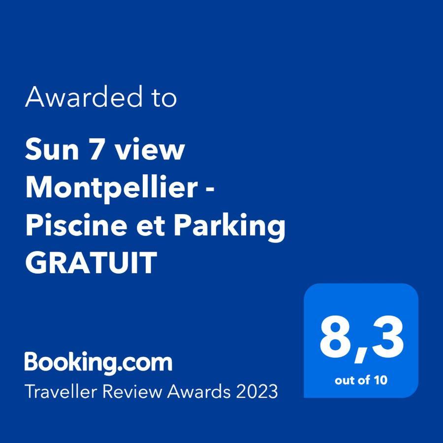 Sun7 View Montpellier, Piscine, Parking Gratuit Apartment Grabels Exterior photo